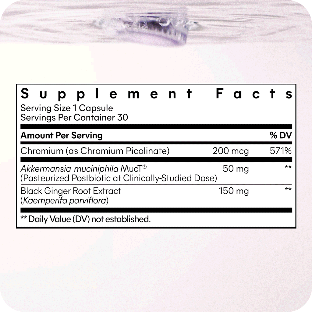 supplement fact panel