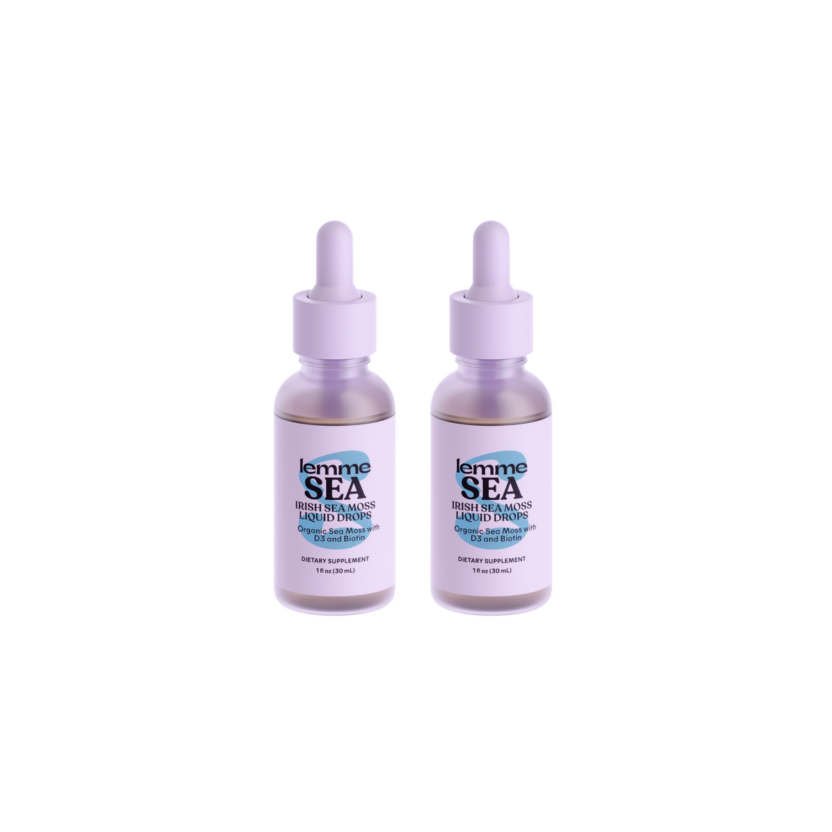 two bottles of lemme sea moss 