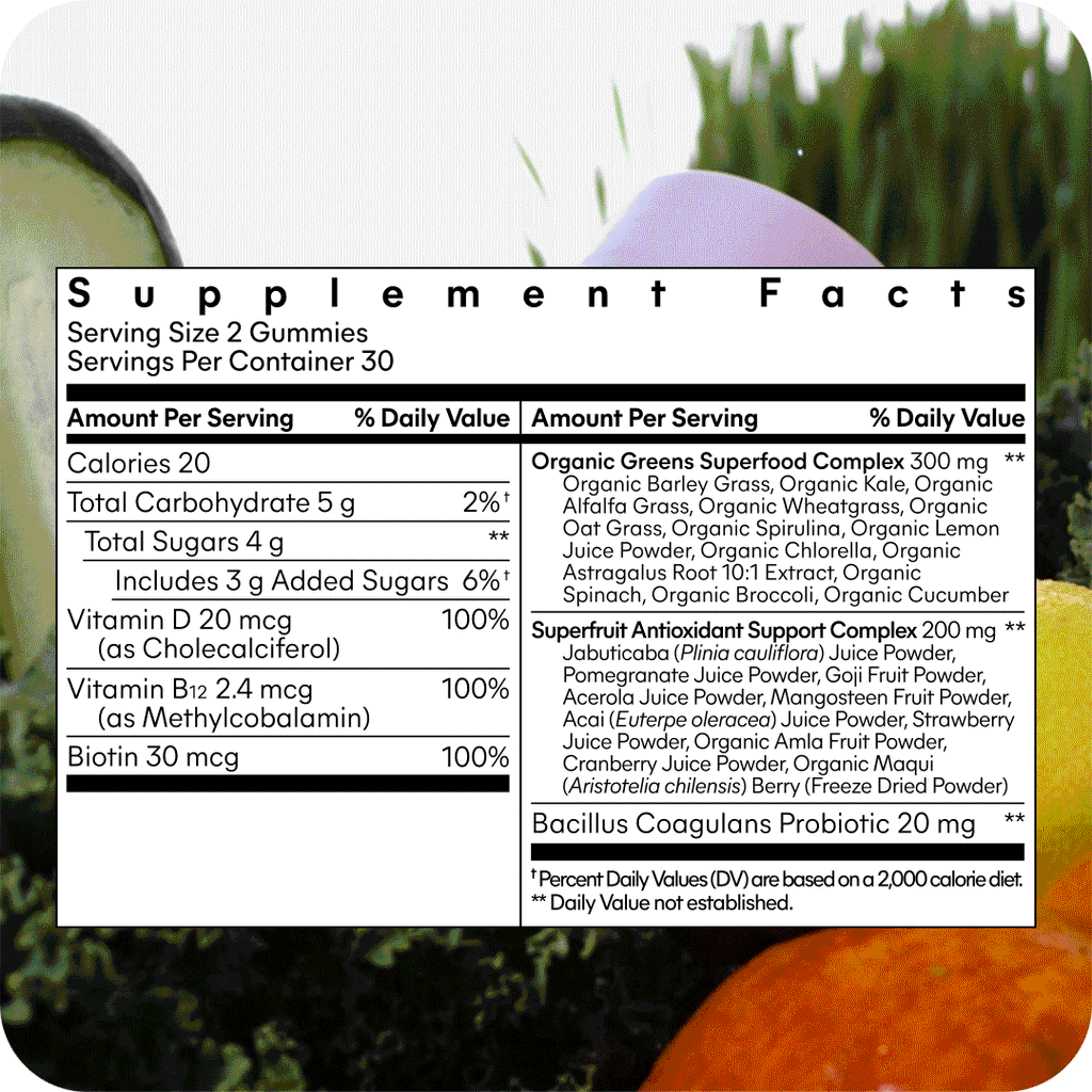 Lemme Greens Gummies Workday Routine Supplement Option