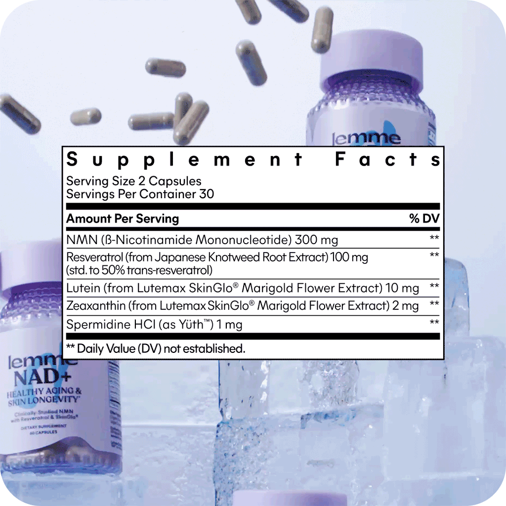 Lemme NAD+ Capsules Away-Day Supplement Option