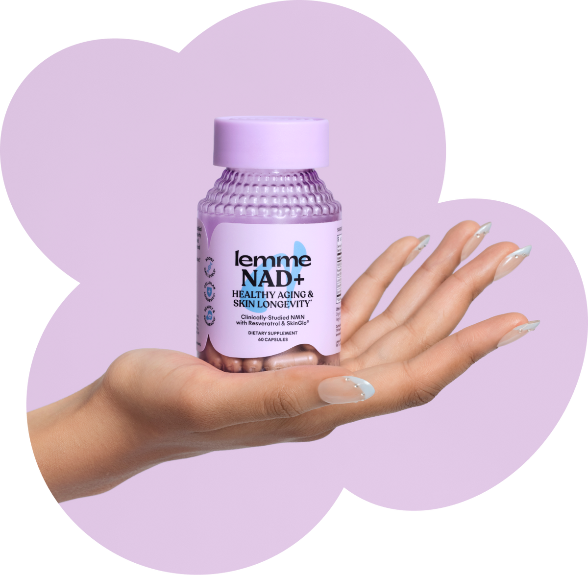 Lemme NAD+ Capsules Away-Day Supplement Option