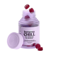 Jar of 'lemme CHILL De-Stress Gummies' with a white background