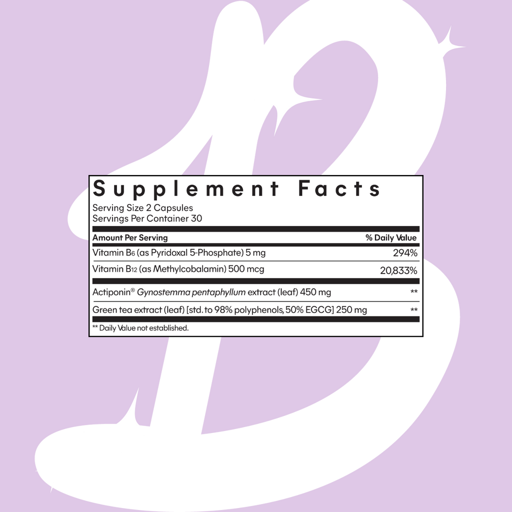lemme supplement facts label of burn gummies 