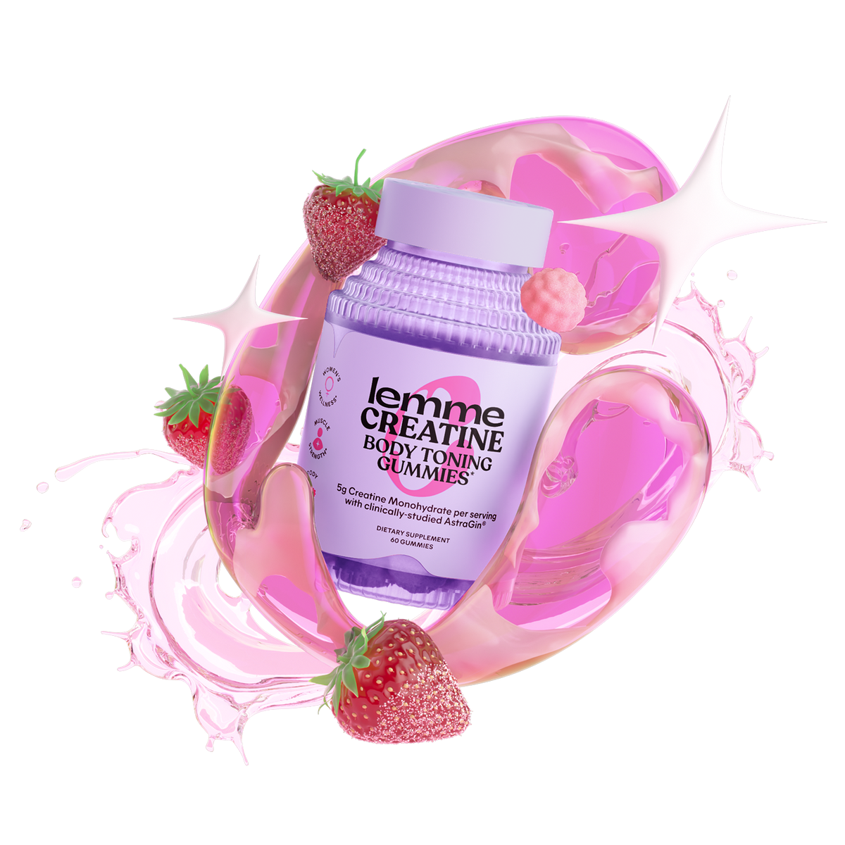 lemme creatine with pink background